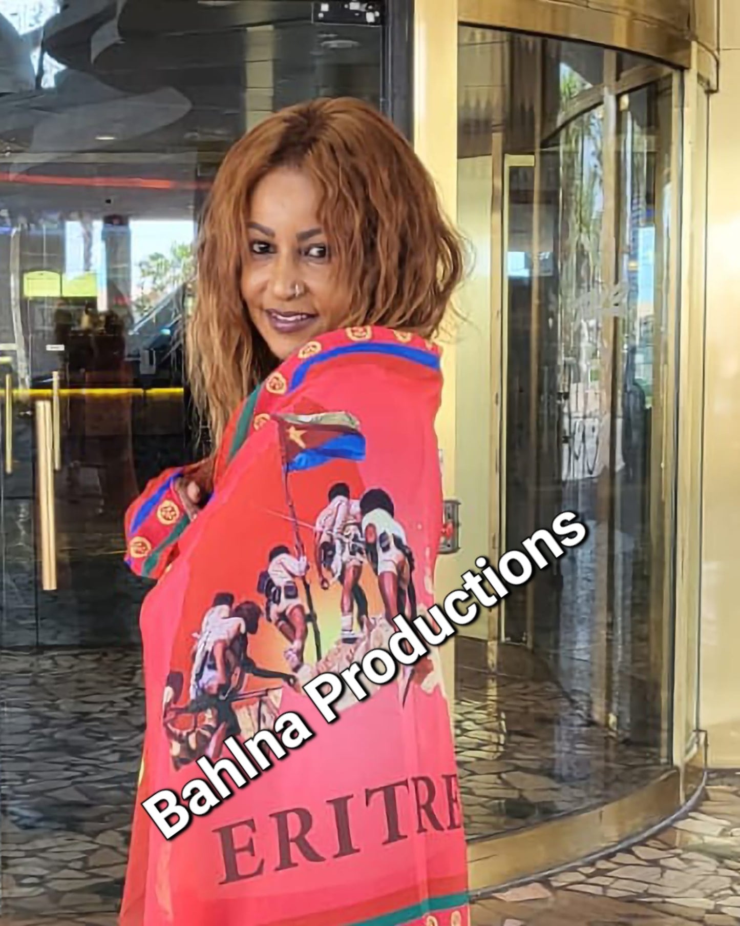 Bahlna Eritrean Scarf - Red